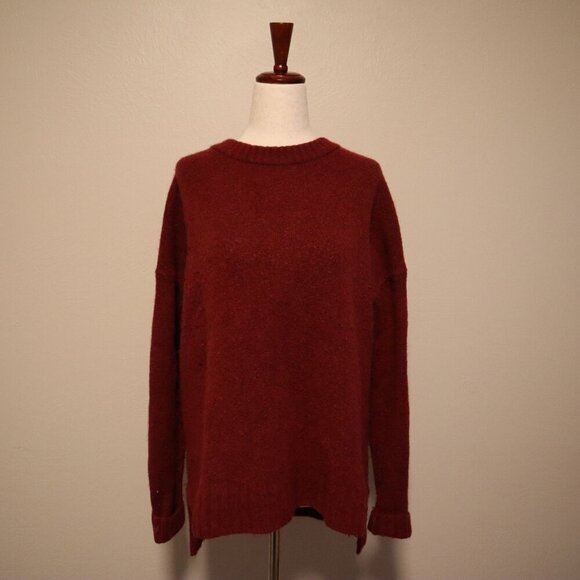 JCrew Oversized Red Sweater Size Small - Picture 1 of 6